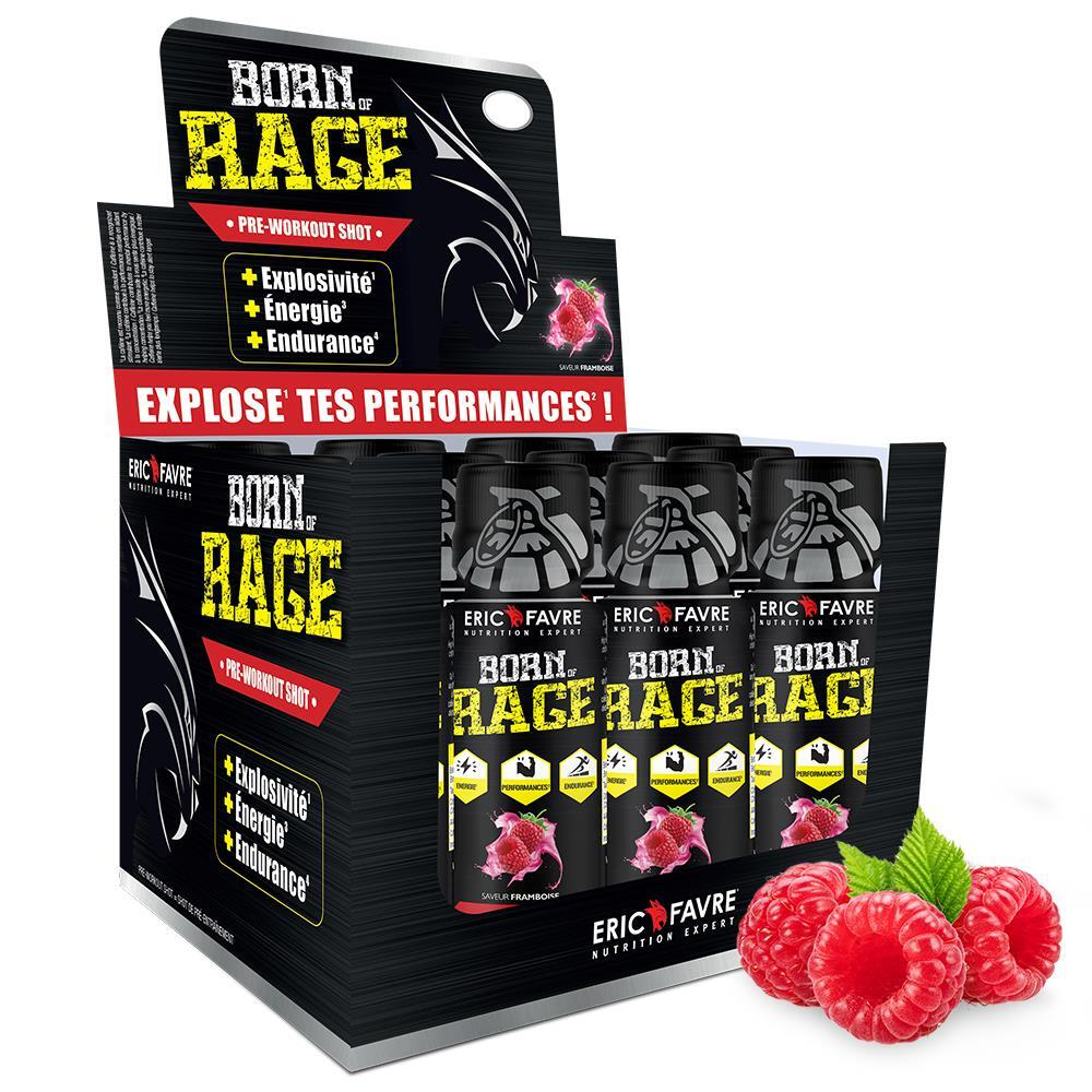 BORN OF RAGE Presentoir - 12 Shots de 50ml Framboise