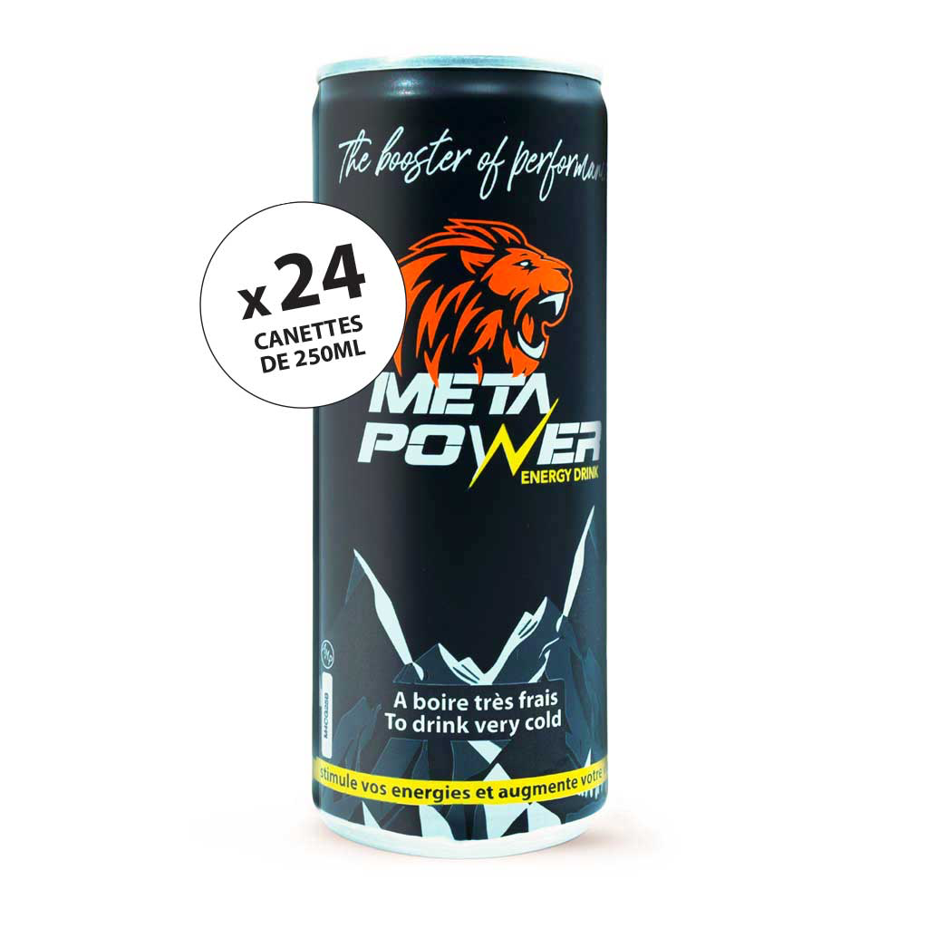 METAPOWER ENERGY DRINK PACK - 24 x 250ml Original