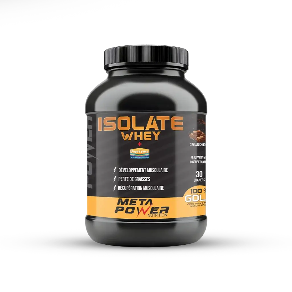 METAPOWER ISOLATE PROTEINES - 900g Chocolat