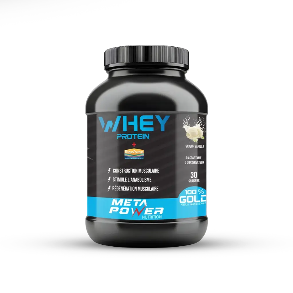 METAPOWER WHEY PROTEINES - 900g Vanille