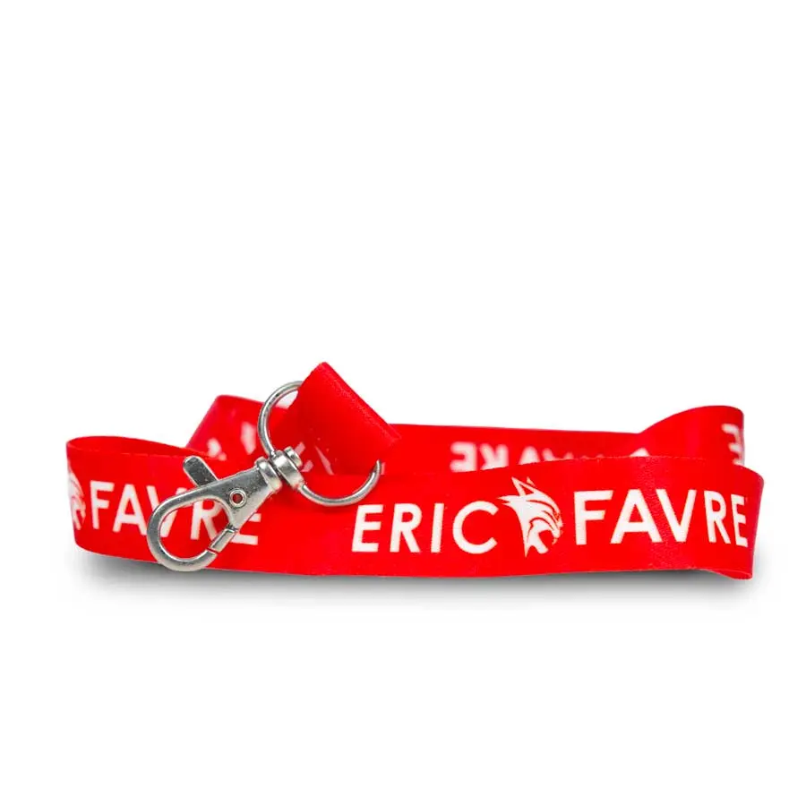 Cordon tour du cou - Eric Favre - Rouge