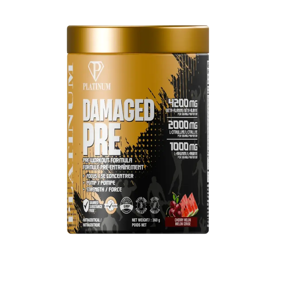 DAMAGED PRE WORKOUT - 360g Cherry/Melon 