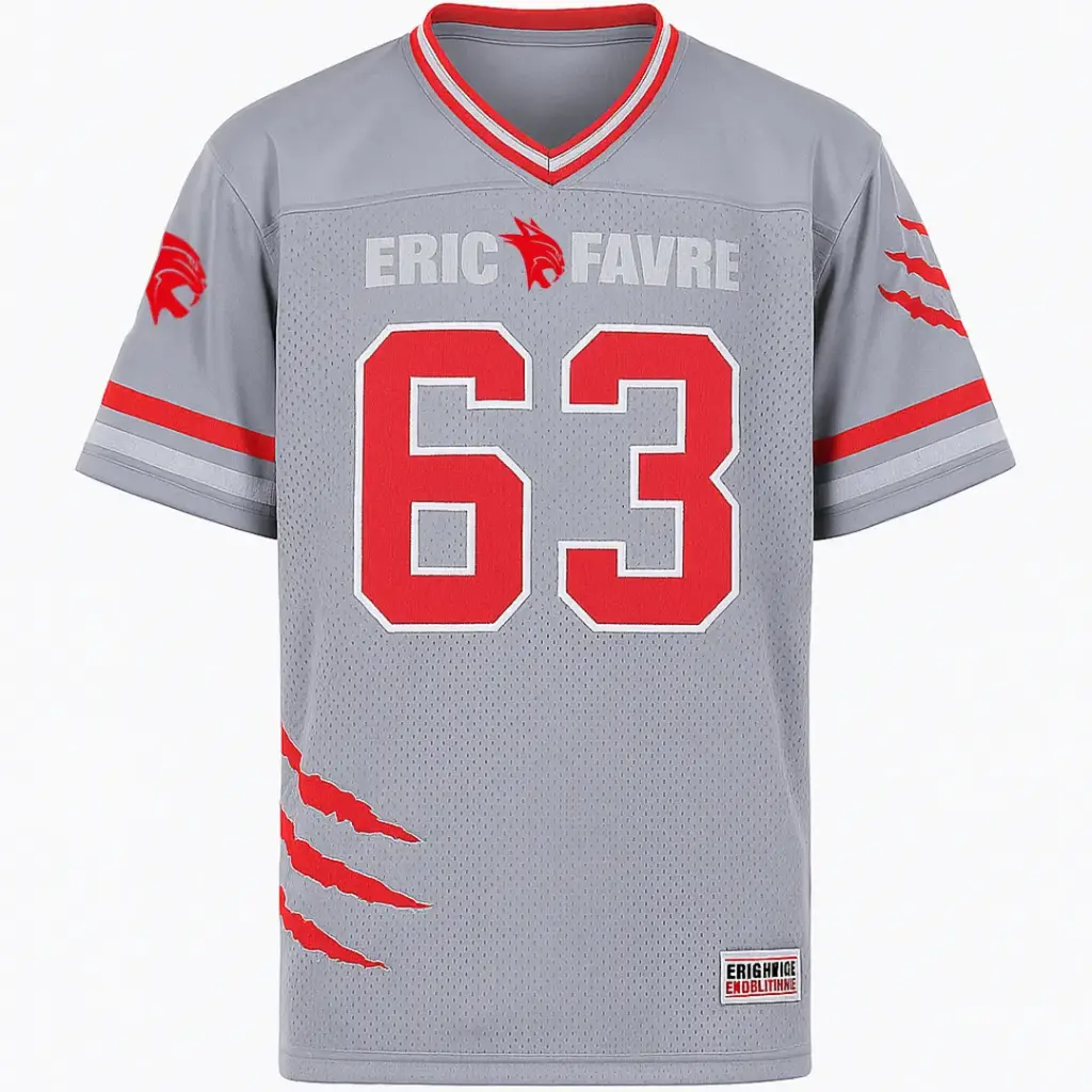 American T-Shirt Gris