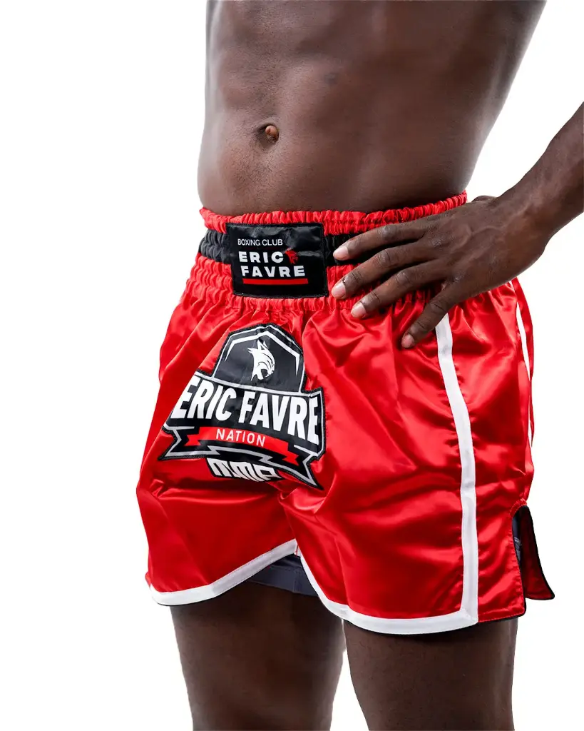 Muay Thai Short Rouge