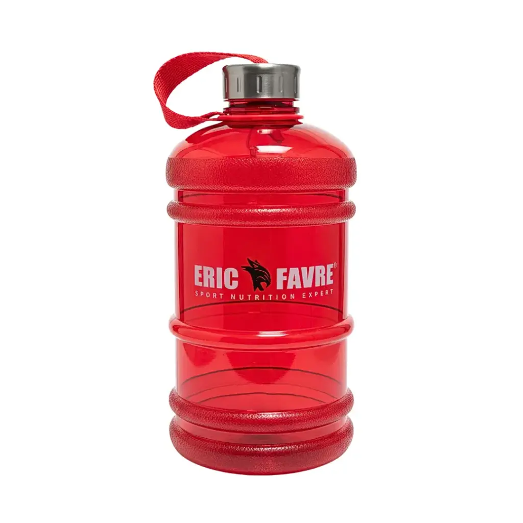 GOURDE SPORT HALTERE ROUGE AVEC POIGNET 2200ML E FAVRE