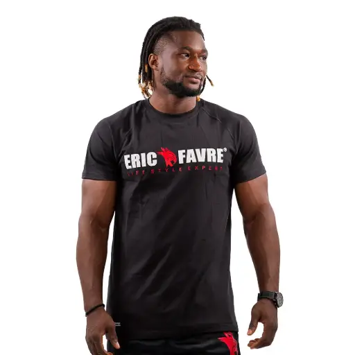 T-Shirt Noir - ERIC FAVRE