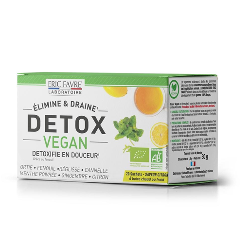 [EFSPVEGDET20S] DETOX VEGAN TISANE DRAINANTE - 20 Sachets 