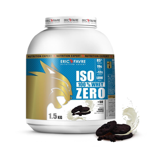 [EFSPIWZCO1500] ISO ZERO 100% WHEY PROTEIN - 1.5kg Cookie & Cream