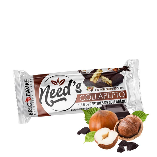 [EFSPNBCNDIS] NEED'S COLLAPEPTO Barre - 40g Chocolat / Noisette