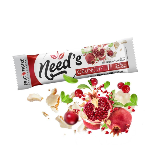 [EFSPBNCGDIS] NEED'S CRUNCHY Barre - 40g Cranberry / Grenade