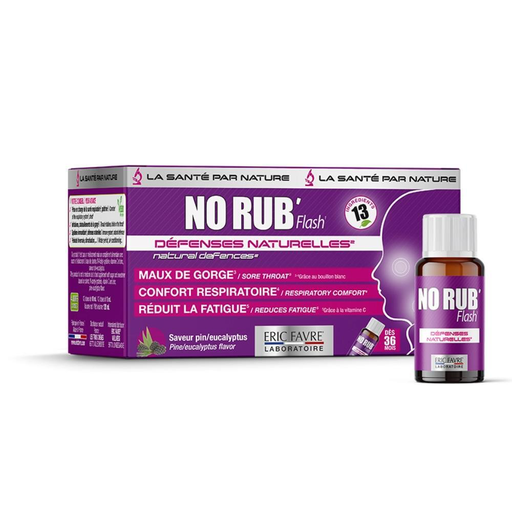 [EFSERUB12] NO'RUB FLASH Unidoses - 12 x 10ml Pin / Eucalyptus