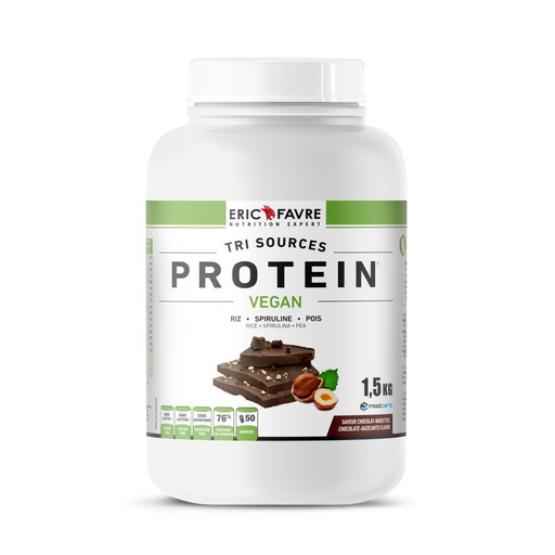 [EFSPVEGCN1500] PROTEIN VEGAN - 1.5kg Chocolat / Noisette