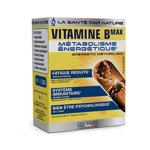 [EFSEVB90] VITAMINE B MAX ENERGETIC METABOLISM - 90 Comprimes 