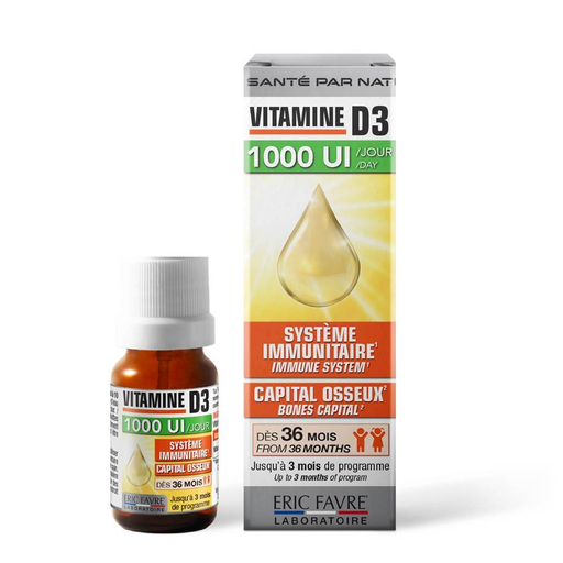 [EFSEVD20] VITAMINE D3 1000UI/JOUR - 20ml Neutre