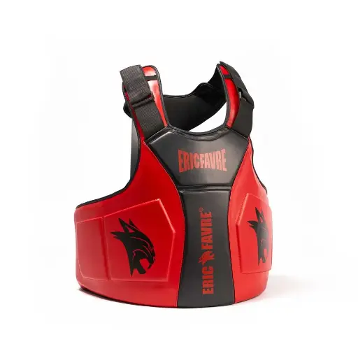 Plastron Red/Black