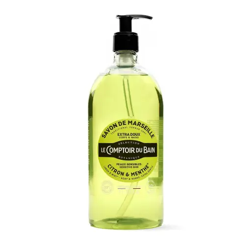 [LCB152042] LCB Savon de Marseille Citron Menthe 1L