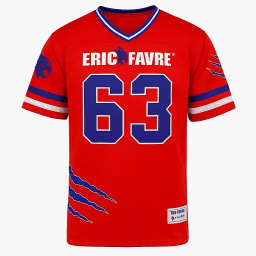 American T-Shirt Rouge