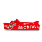 Cordon tour du cou - Eric Favre - Rouge